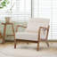 Walthill 63 cm Modern Scandinavian Solid Wood Armchair-1700975350-1687634053