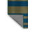 Machine Washable Horizontal Stripes Green Area Rug-113192756