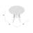 Round Glass Top Metal Base Dining Table