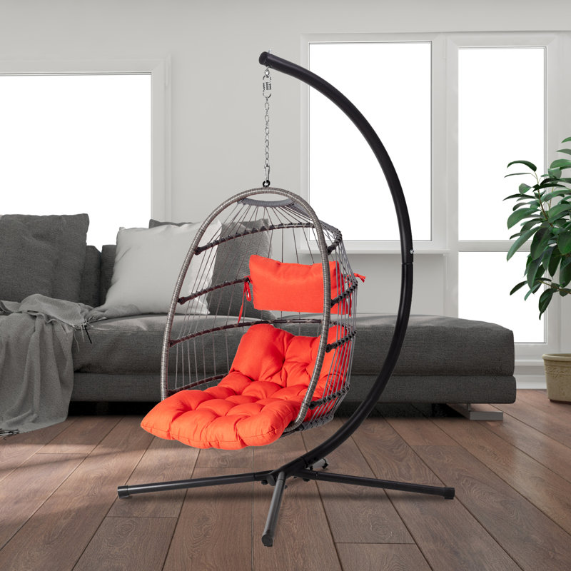 Buckman Foldable Porch Swing, Red
