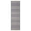 Tapis rayé ivoire / bleu marine en coton tissé à plat à la main Annia-28071741