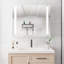 Armoire de salle de bain avancée avec miroir à DEL et options de fixation