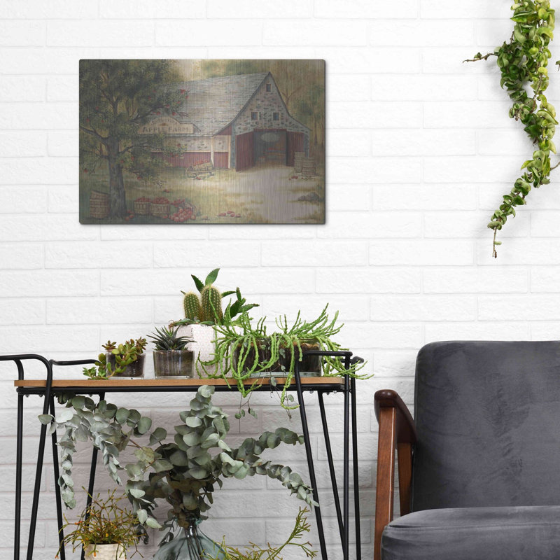 «Sunflower Valley Apple Farm» par Pam Britton, H 12 po x l 16 po
