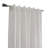 Mliss Solid Semi-Sheer Dual(Back Tab and Rod Pocket) header Curtain Panels-1040247886-1040247887