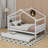 Annais Wooden House Bed with Trundle-958705448-958705453