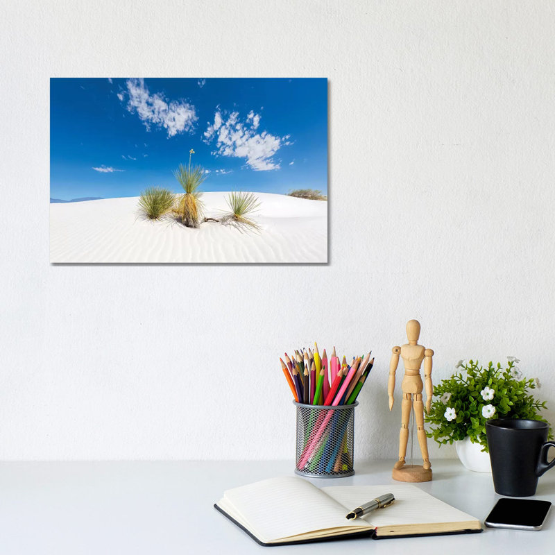 White Sands Scenery by Melanie Viola - Wrapped Canvas Print, 20.32 cm H x 30.48 cm W