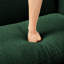Canapé Boucle 3 avec pieds élégants et cylindriques et dossier moelleux pour un canapé modulaire en tissu de relaxation, rembourré en mousse dense et moderne-121106232