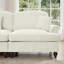 Canapé modulaire classique à 4 places modulaire en U avec accoudoirs évasés et volants amovibles, jupes plissées et pieds fuselés, canapé en nuage à assise profonde en chenille avec repose-pieds mobile-1113950459-1113950453