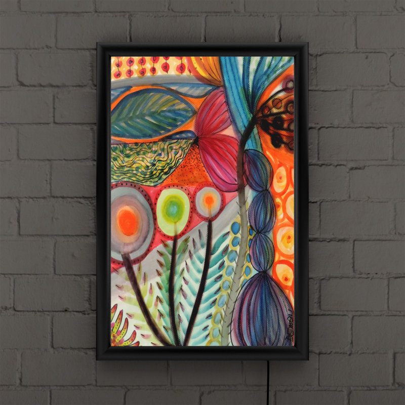 "Vivaces" par Sylvie Demers, reproduction d’art sur toile encadrée