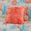 Courtepointe en coton - Corail très grand / très grand, coussins décoratifs brodés et coquillages imprimés, étoile de mer, corail 6 pièces avec pour un espace de chambre confortable-127223917-127223919