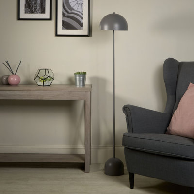 140cm Matte LED Task Floor Lamp with USB