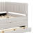 Softly-Padded Daybed Featuring A Roll-Out Trundle And  Roomy Drawers-953893719-953893717