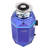 FORNO ACQUA BrightDIAMOND ,1HP Super Quiet Garbage Disposal Corded with Motion Sensor Cabinet Light & Pre-Wired Air Switch-111647455