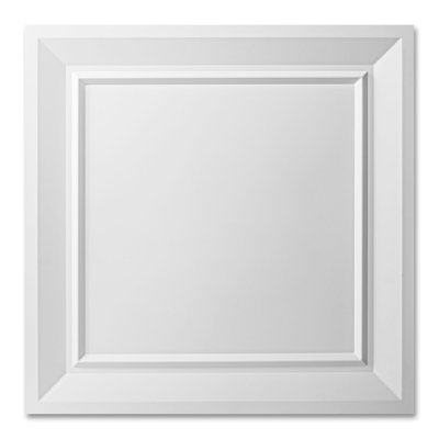Art3d 23.82''X23.82'' Drop-in Ceiling Tiles,12-Pack PVC Ceiling Panel for Home Decor(48 sq.ft./Case))