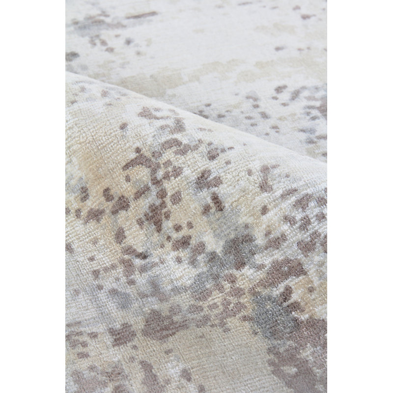 Murano Hand-Knotted Nutshell Area Rug, Rectangle 12' x 15'