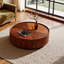 Table basse moderne moderne en noyer de 39,3 po pour le salon, la chambre à coucher et le bureau-943639860