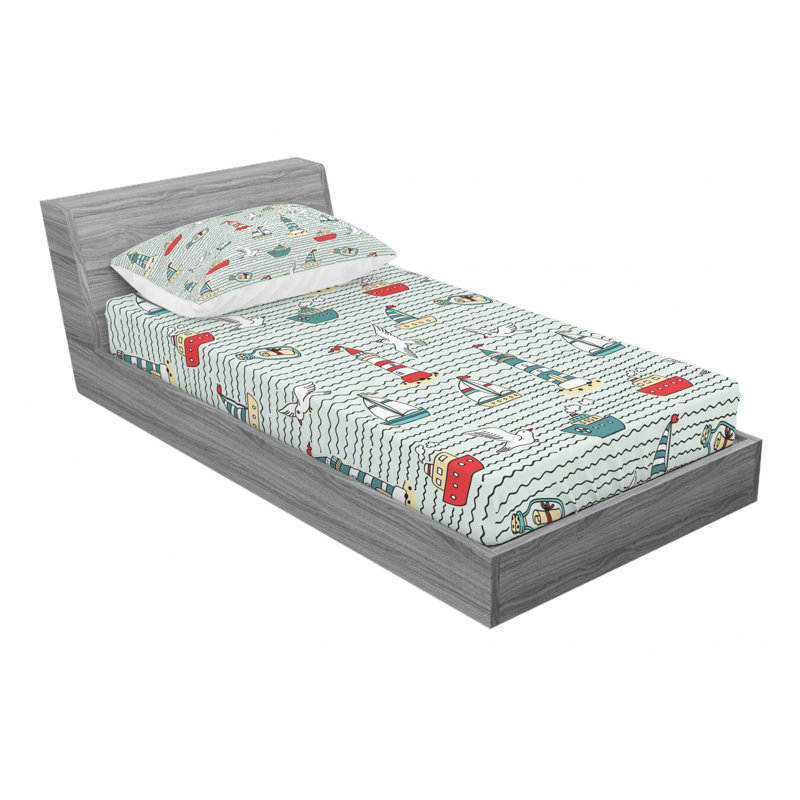 Microfiber Sheet Set, Twin XL Sheet Set with Fitted Sheet