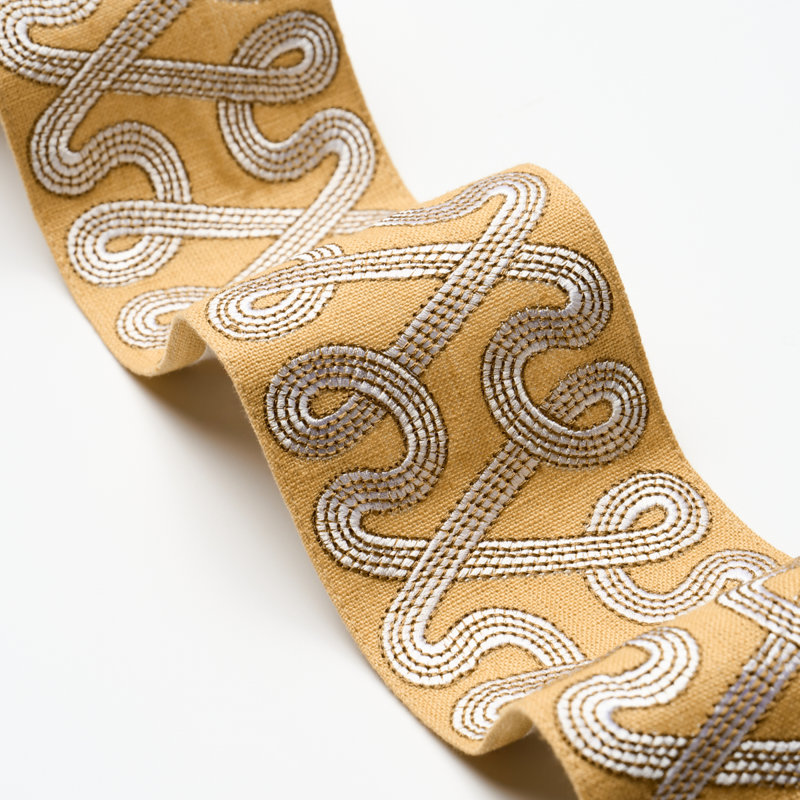 Freeform Embroidered Tape, Maize