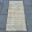 Tapis turc rétro tissé à la main: tapis beige en laine Anatolian