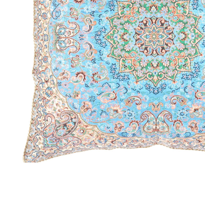L Blue Diamond  Silk Termeh 16'', Green/Malibu Oriental