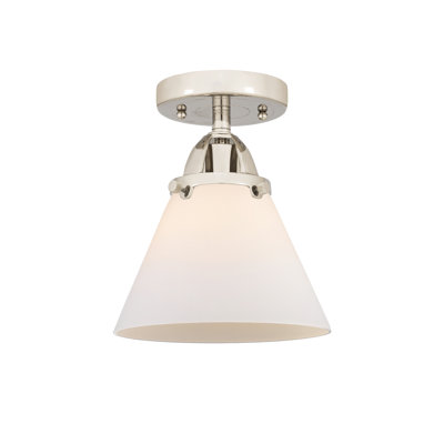 Glass Semi Flush Mount