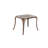 Cast Aluminum Side Table with Decorative Openwork Top, Indoor & Outdoor Accent Table-775515721