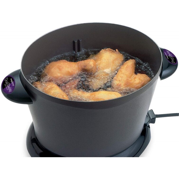 Presto DualDaddy Electric Deep Fryer - Gray 