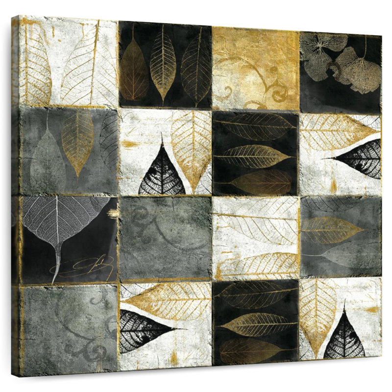 Harnek Leaf Patterned Tiles, 39" H x 39" W