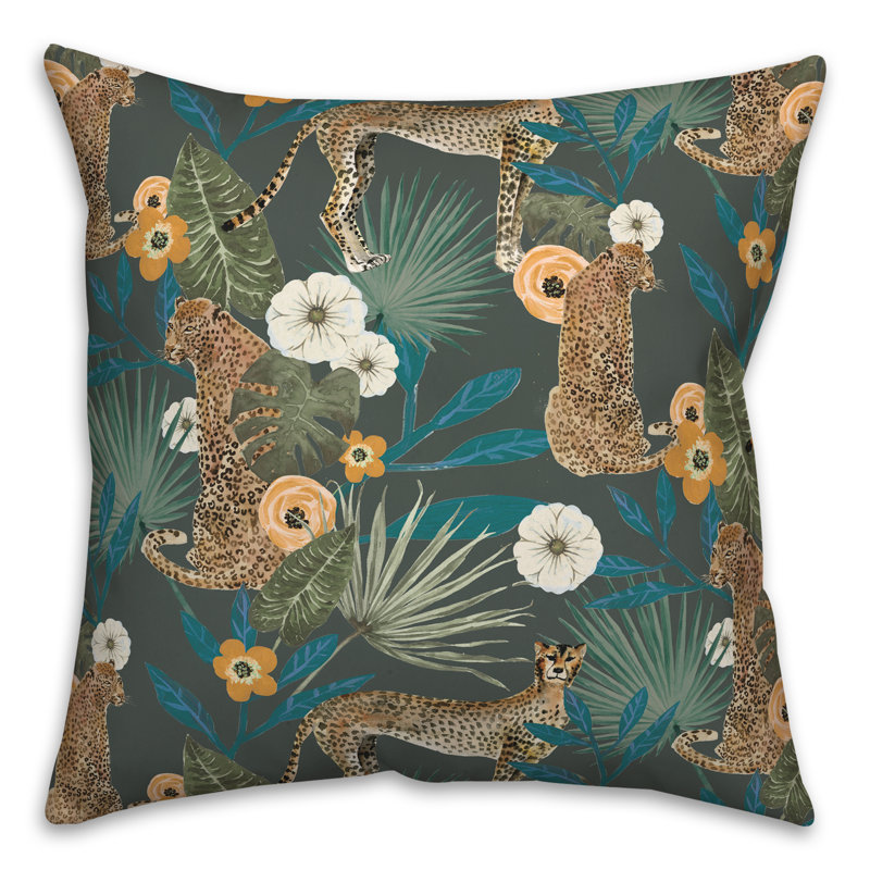  Coussin Floral, Vert