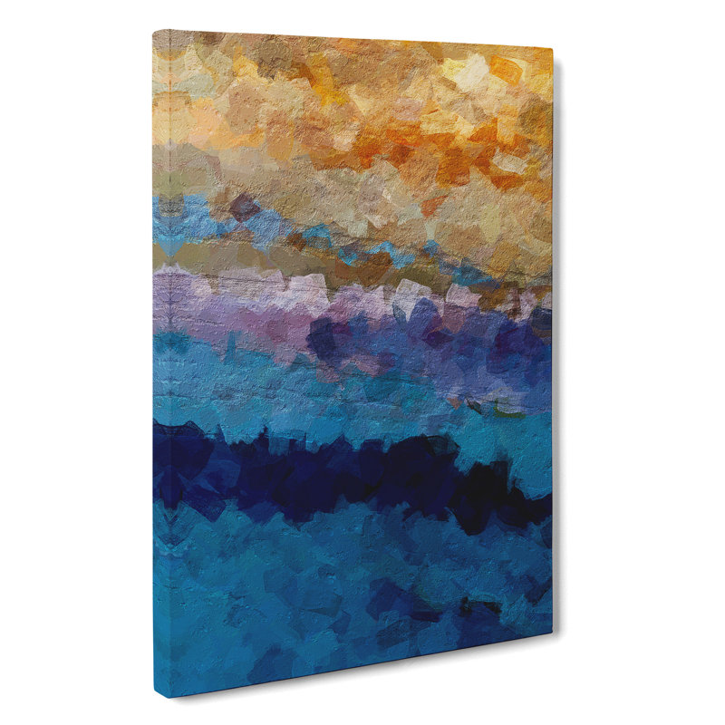 Much Ado Abstract - Wrapped Canvas, 76cm H x 50cm W x 3cm D