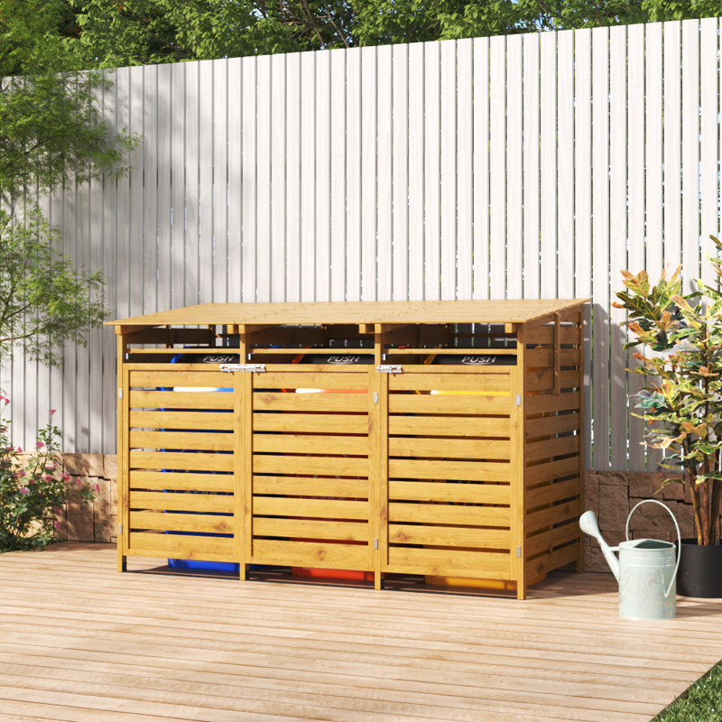 Anevay Wooden Triple Bin Store
