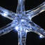 The Holiday Aisle® 6-Point Star Ice Crystal Snowflake Pair with LED Lights