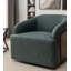 Fauteuil demi-tonneau rotatif en simili cuir Andretta-1428319687