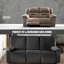 Housse pour fauteuil inclinable à coussins carrés/rectangulaires-245939421