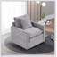 Fauteuil confortable en tissu chenille pour le salon, rehaussant la détente et le style