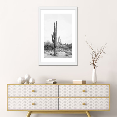 «Desert Cactus Blush» par Sissi et Seb - impression d'art graphique