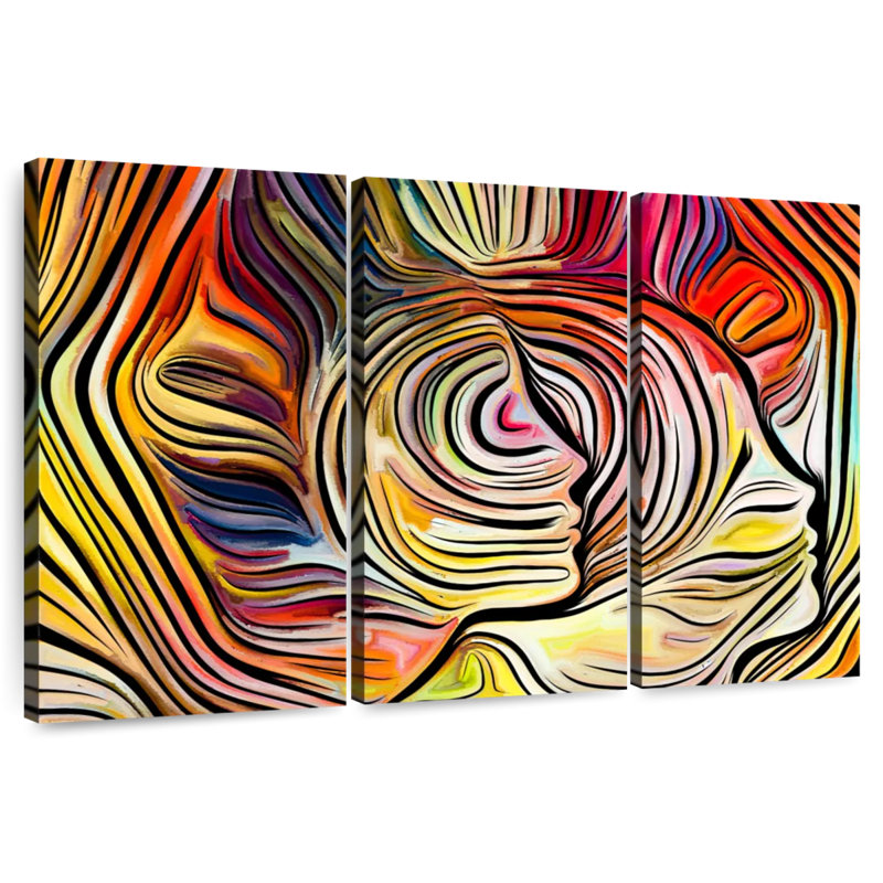 Avery Subconscious Mind Abstract, 28" H x 45" W