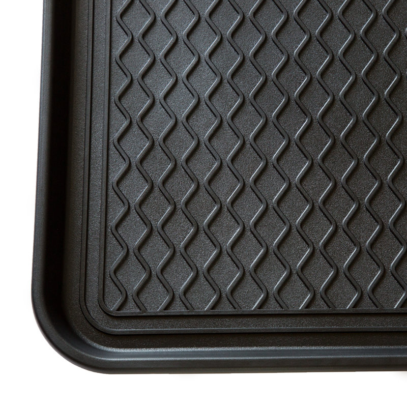 Ensemble de 4 plateaux à bottes en plastique Stalwart