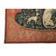 Hand-Knotted High-Quality Rust and Green Area Rug