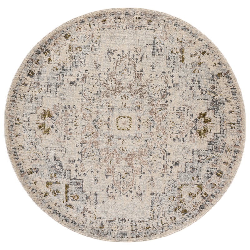 Madison 473 Performance Oriental Rug, Round 6'7"