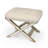 Tabouret de coiffeuse avec cadre en miroir