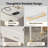 Elegant Vanity Makeup Table & Chair Set-1275040870