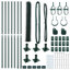 Vidaxl Fence With Posts PVC-Coated Steel-116798089-116798095