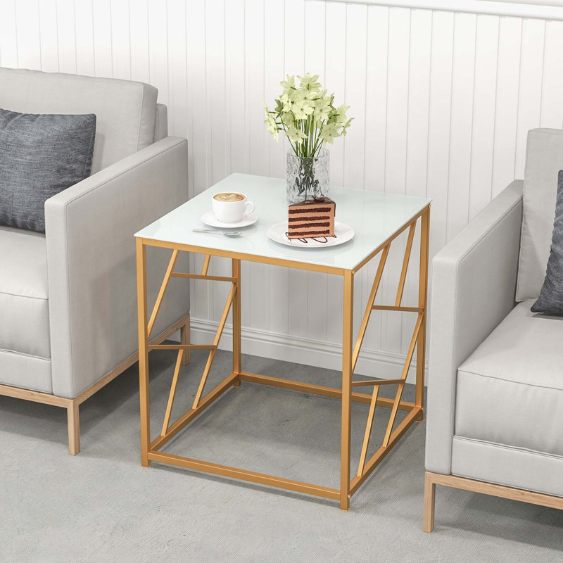Starletta Glass Top Coffee Table