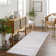 Narine Machine Woven Grey/White Indoor Rug