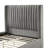Modern Upholstered Platform Bed With Corduroy Wing Headboard-109801228-109801227