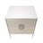 Pearl 2 - Drawer Nightstand in Silver