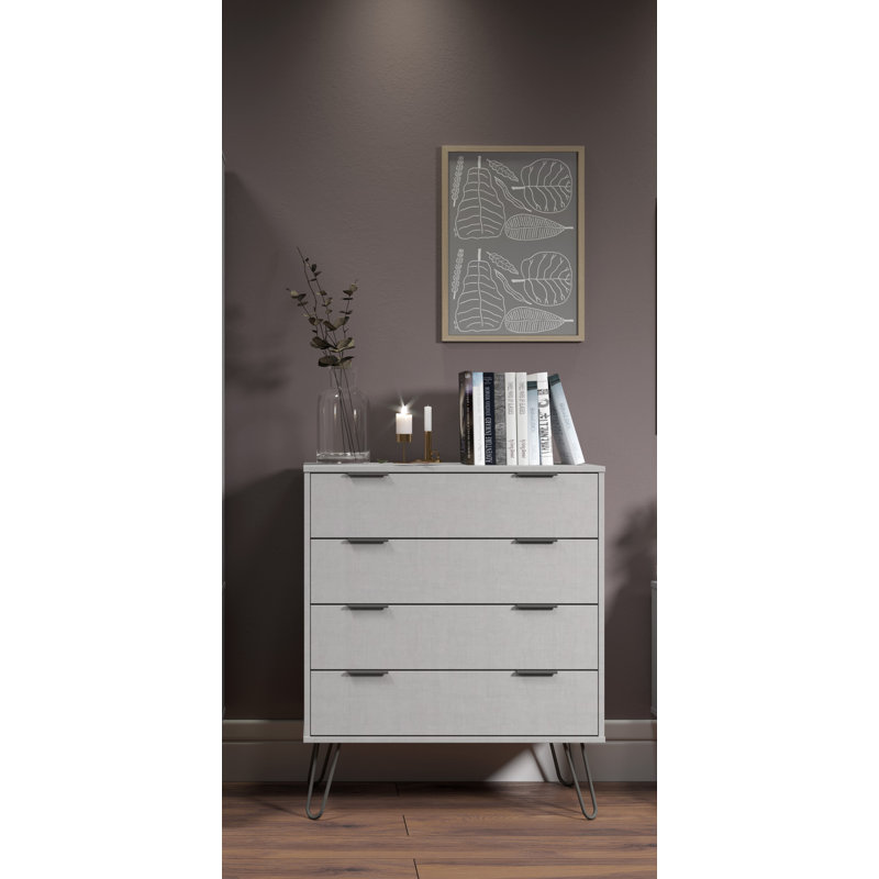 Dufresne 4 Drawer Chest Industrial Design