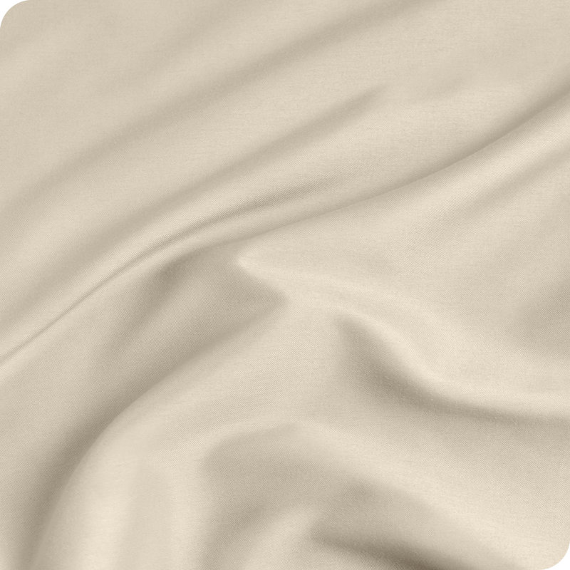 Extra Deep Microfiber Fitted Sheet, Queen Fitted Sheet, Sand