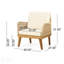 Fauteuil club en bois d'acacia durable Annisa avec tissage de corde complexe et résistant aux intempéries pour une utilisation extérieure